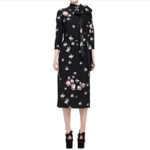 Marc Jacobs Ballerina & Floral Tie Collar Dress